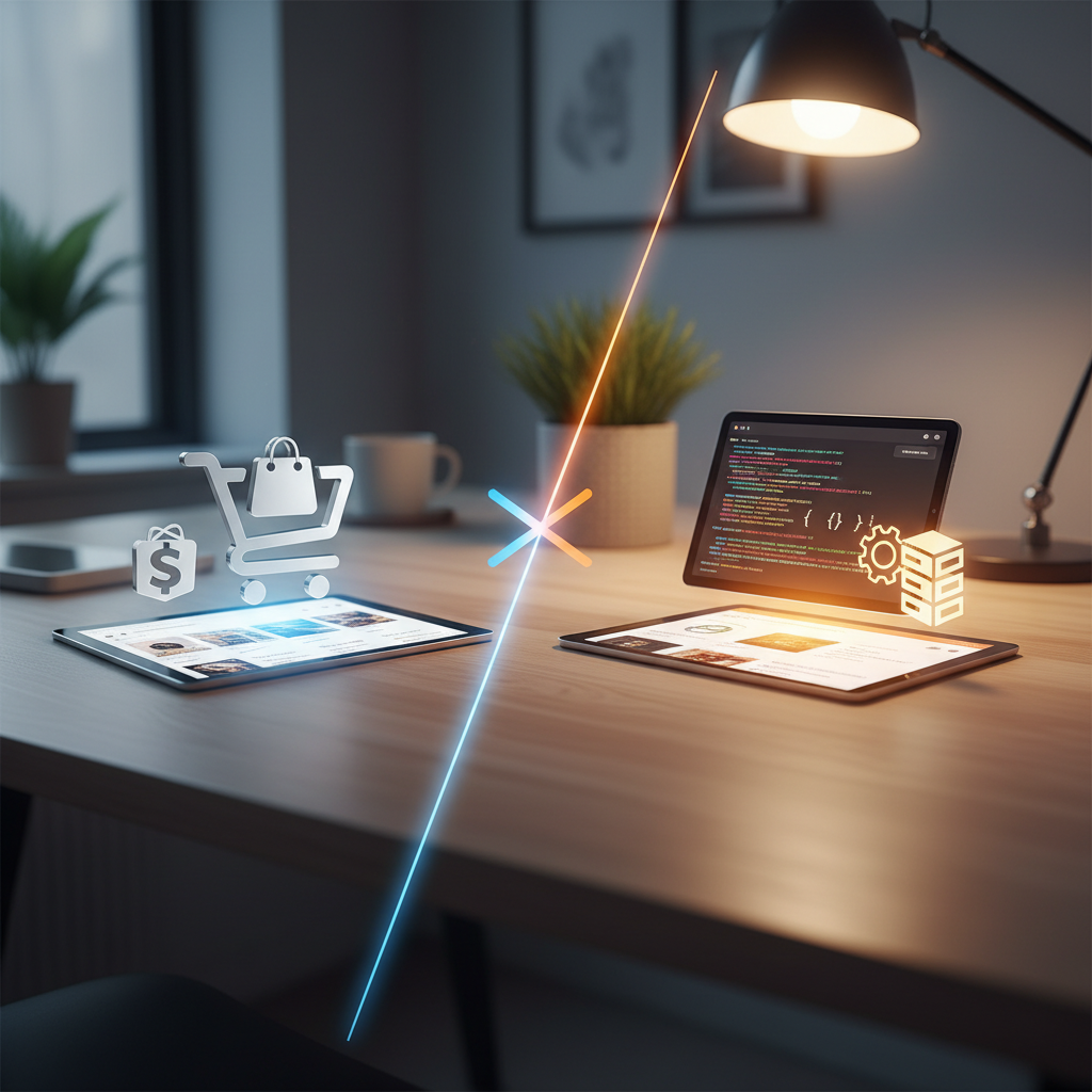 Shopify vs custom ecommerce comparison for Singapore SMEs