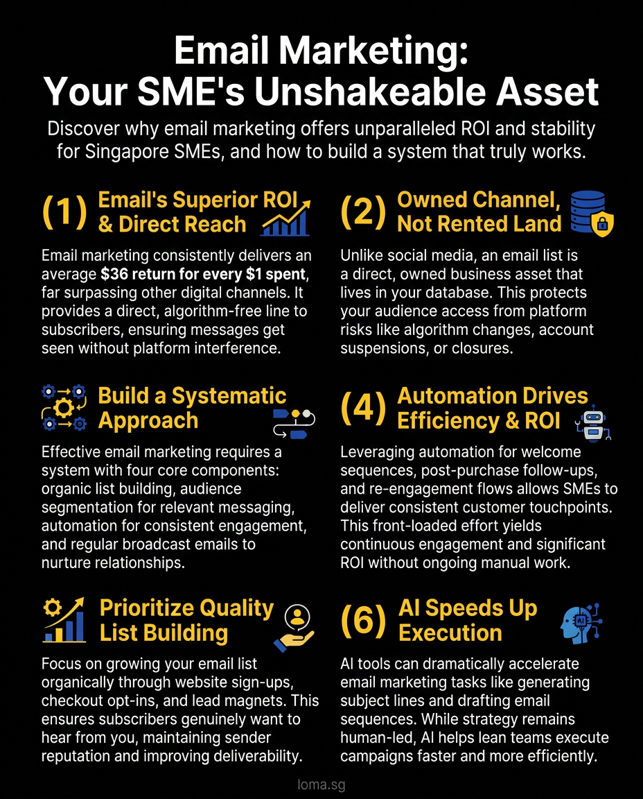 Infographic: Email Marketing — Your SME's Unshakeable Asset