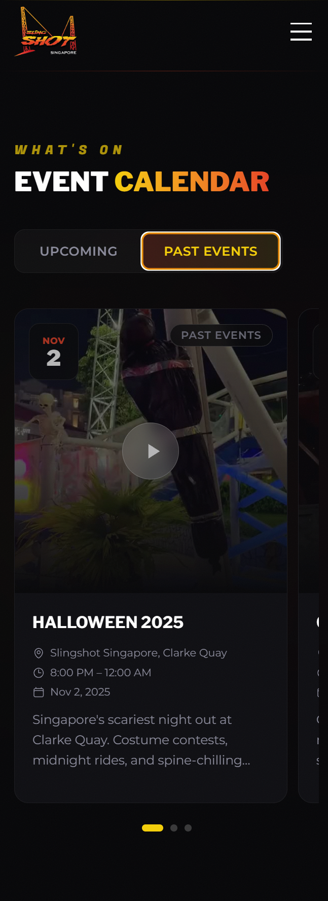 Slingshot Singapore mobile screenshot